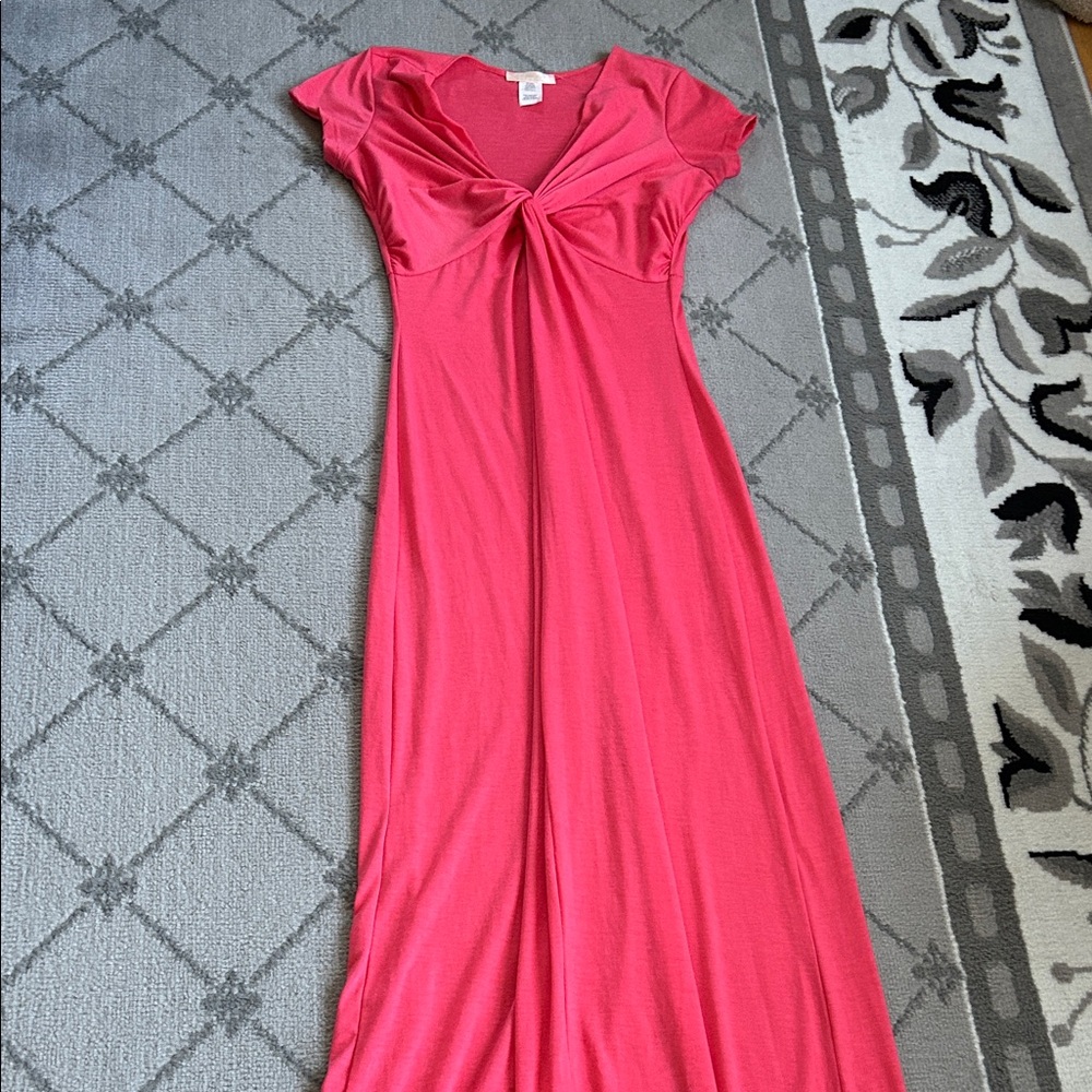 Elegant Pink Maxi Dress